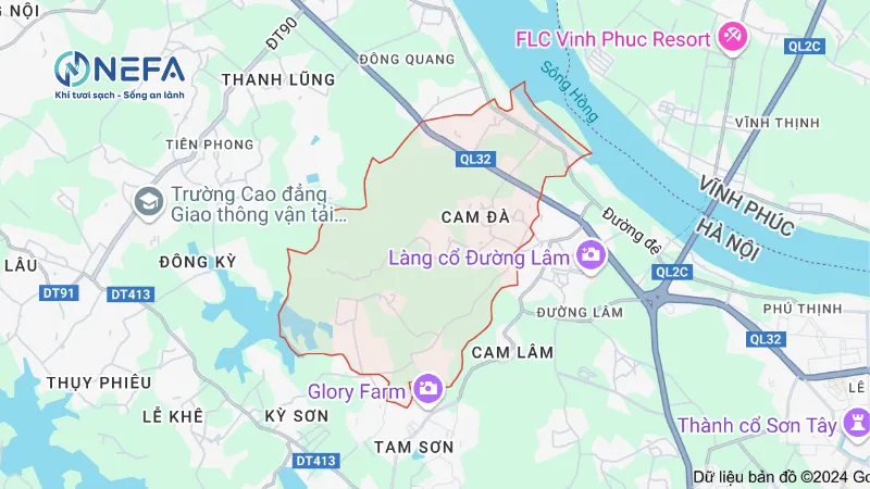Các khu vực Nefa giao quạt thông gió tại huyện Ba Vì