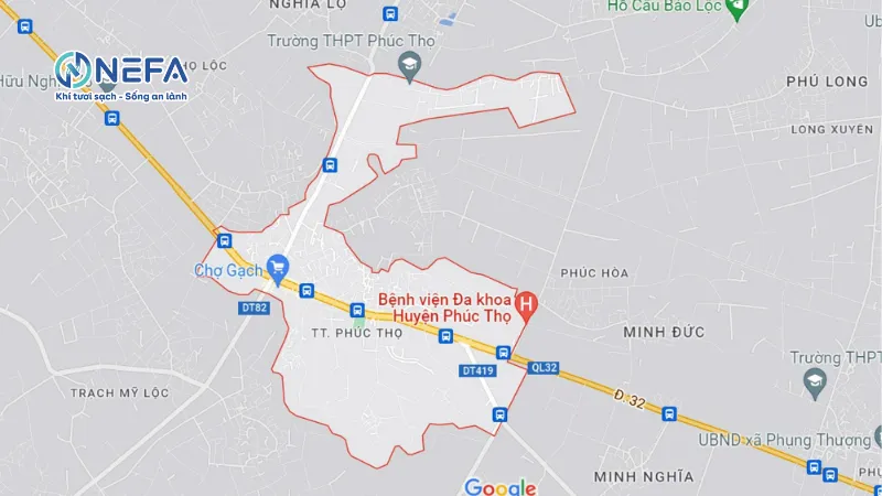 Các khu vực Nefa giao quạt thông gió tại huyện Phúc Thọ