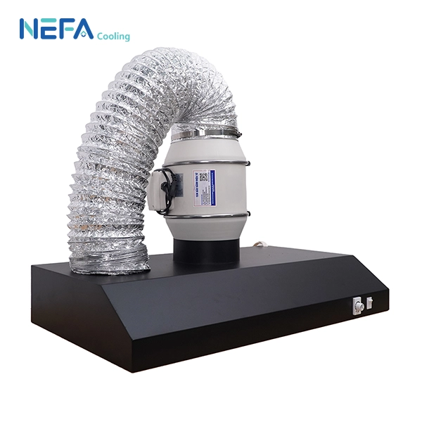 Combo Quạt Hút Mùi Máng Sơn Tĩnh Điện NEFA HF Plus (Có chiết áp)