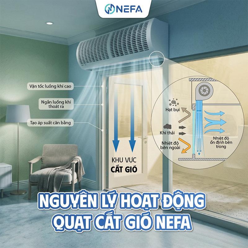 Quạt cắt gió là gì? Nguyên lí hoạt động của quạt cắt gió.