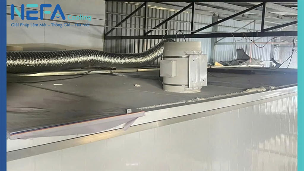 Mua quạt thông gió văn phòng - trung tâm thương mại tại NEFA Cooling.