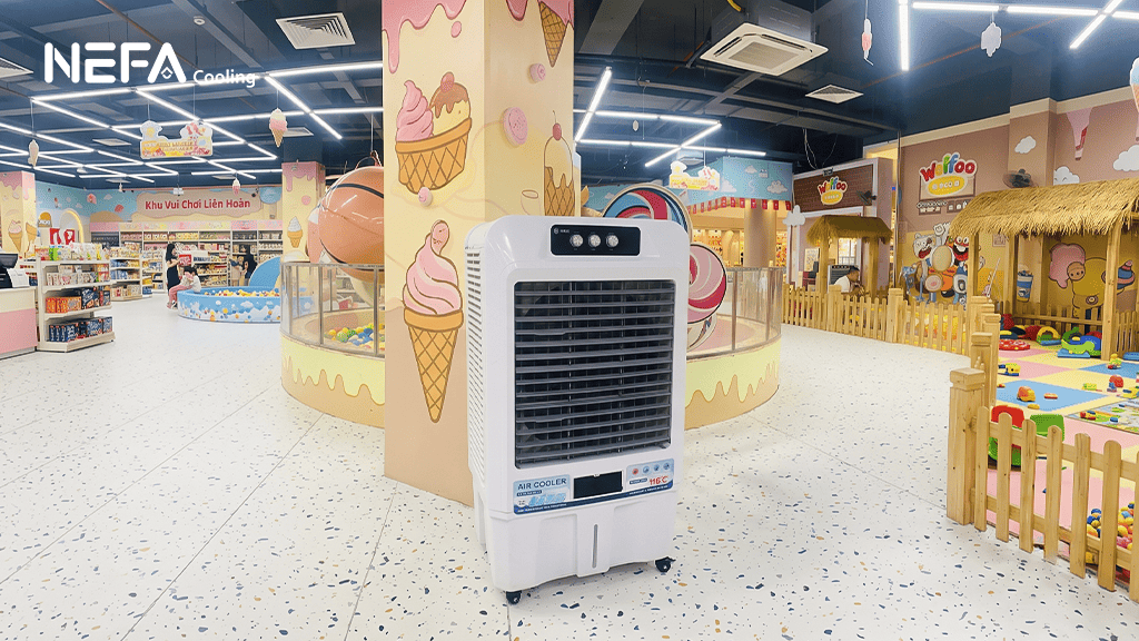 Dự án lắp đặt quạt điều hòa cho khu vui chơi trẻ em tại trung tâm thương mại Aeon Mall Hà Đông