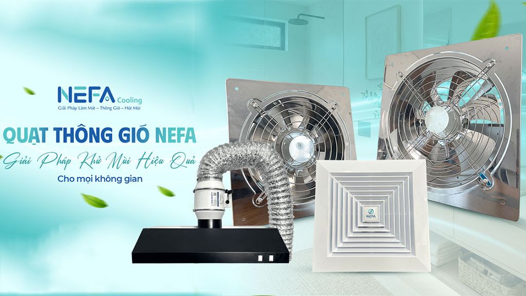 Địa chỉ mua quạt thông gió NEFA Cooling tại TP. Hồ Chí Minh.