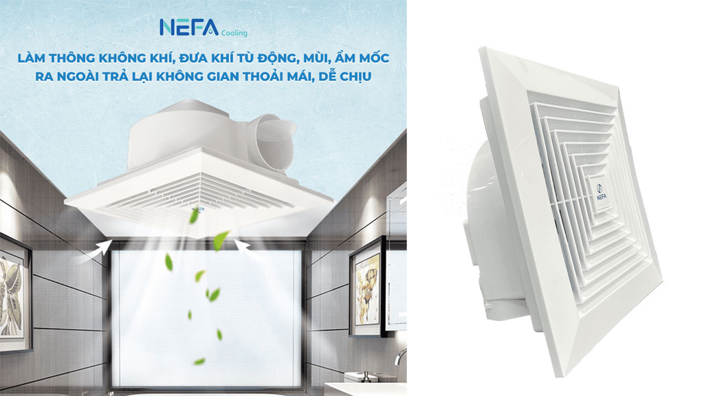 Tìm hiểu ưu, nhược điểm của quạt thông gió vuông.