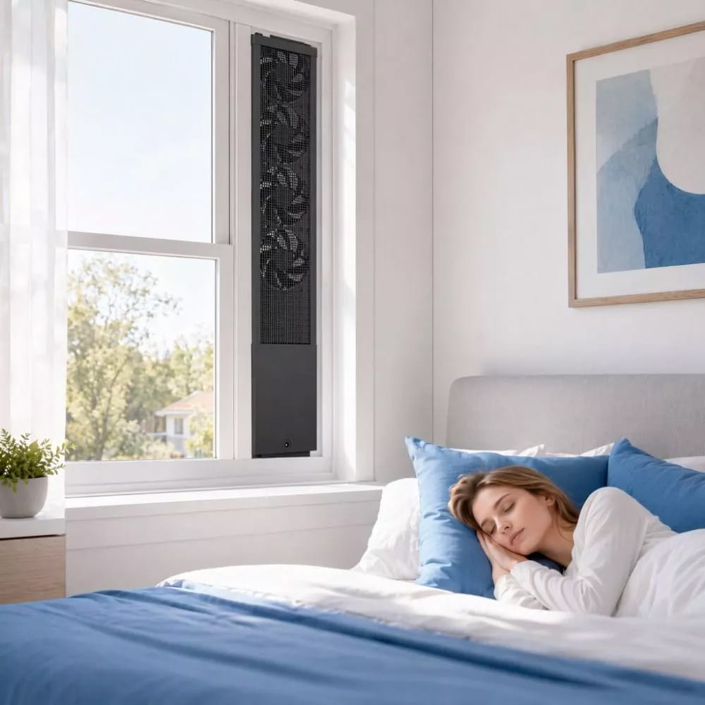 Các mẫu quạt thông gió cửa sổ mini.